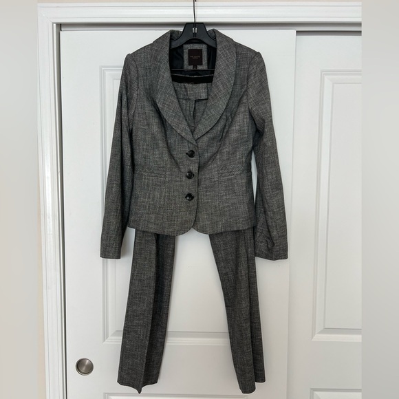 The Limited Jackets & Blazers - The Limited Black and Gray Women's Suit